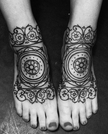 For Feet Baroque Tattoo