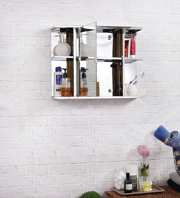 big bathroom mirror cabinet