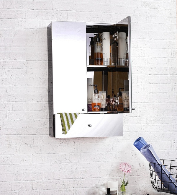 latest bathroom mirror cabinet designs