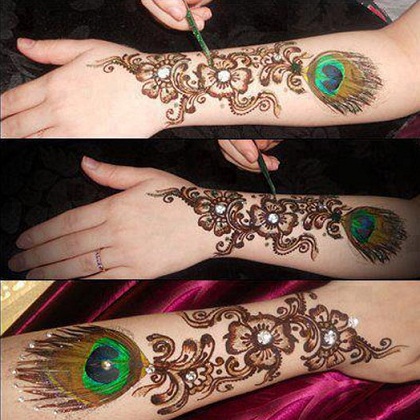 Bombay style mehndi designs1