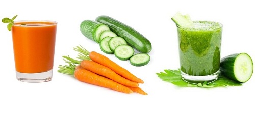 Cucumber Juice with Carrot