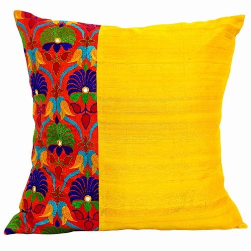 Charming Yellow Decorative Pillows