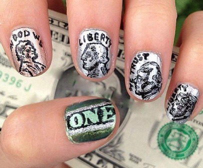 dollar nail art