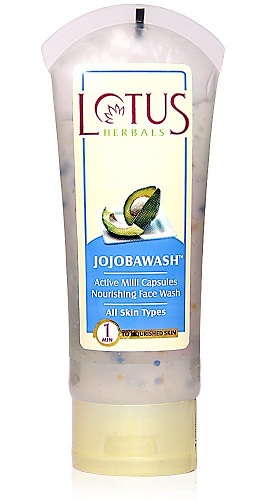 Lotus Herbals Jojoba Active Milli Capsules Nourishing Face Wash