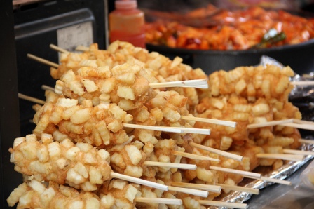 korean street cheese corn dog