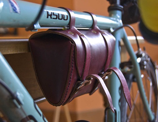 Leather Saddle Bags for Bikes