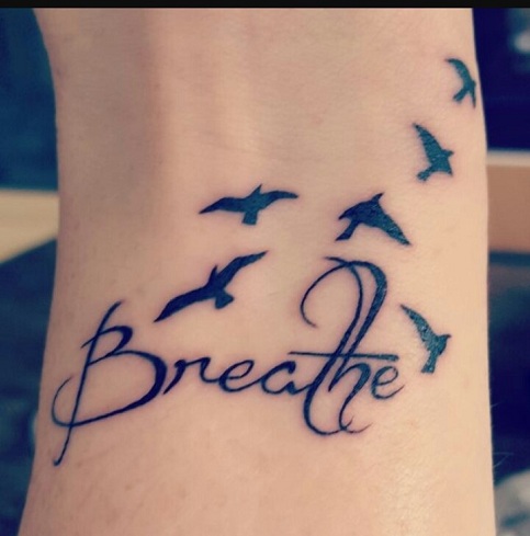 Simple Motivational Tattoos Design