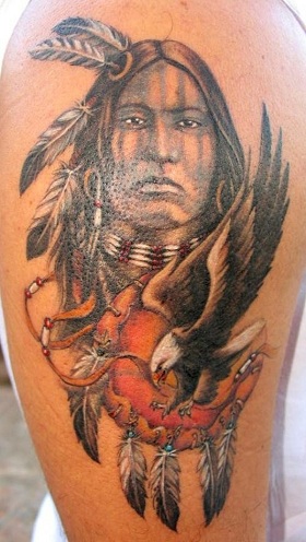 Real Native American Tattoos Design