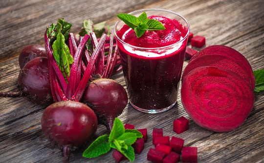 Beetroot and Grapes Juice for Colon Cleansing