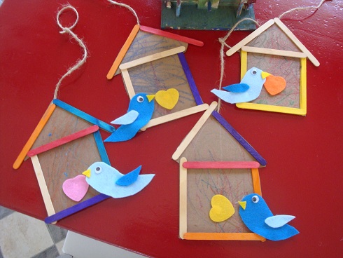 Bird House From Ice Cream Sticks