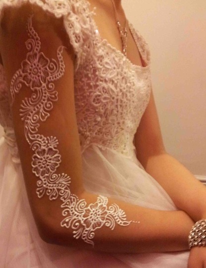 White Henna Designs