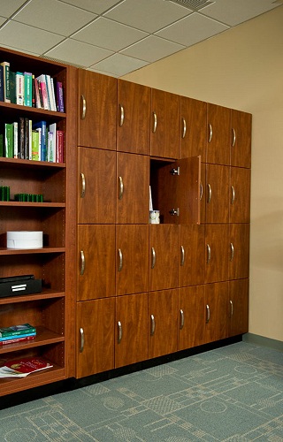 Wooden Office Lockers