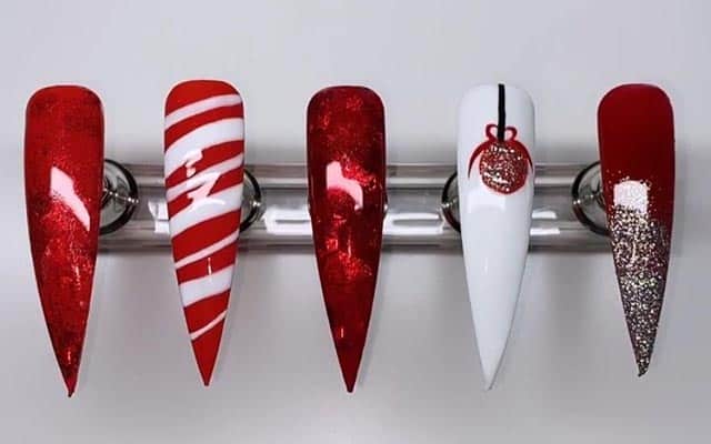 Different Xmas Nail Art Design