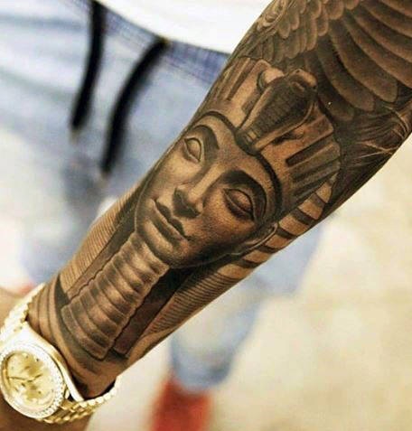 King Tut With Wings design