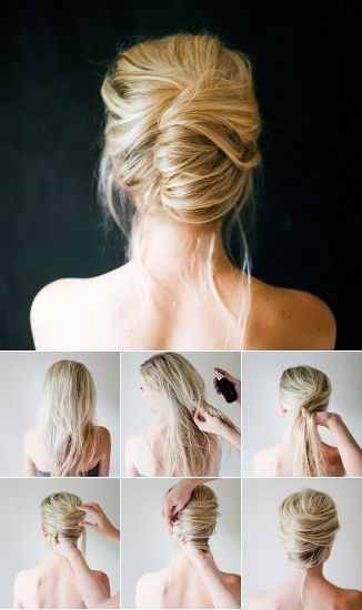 Messy French Twist