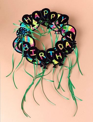 Birthday Wreath Craft