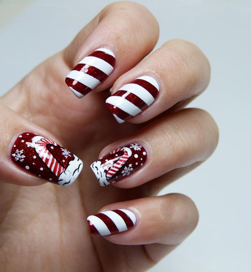 holiday nail art