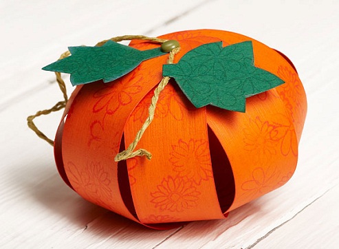 3D Paper Pumpkin Crafts