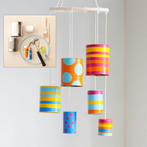 Tin Can Wall Hanging