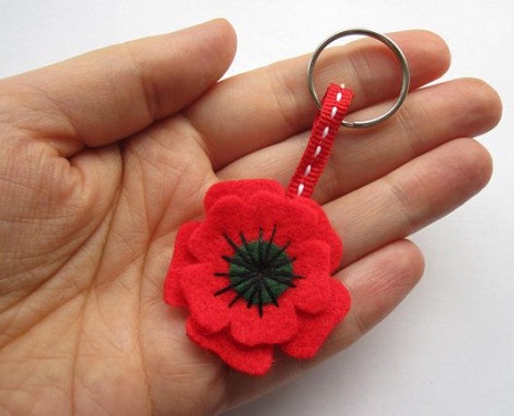 Remembrance Day Key Chain