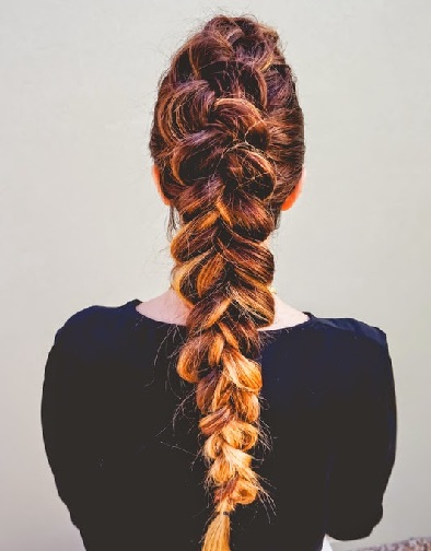 Faux Dutch Braid