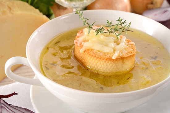 Chicken onion soup