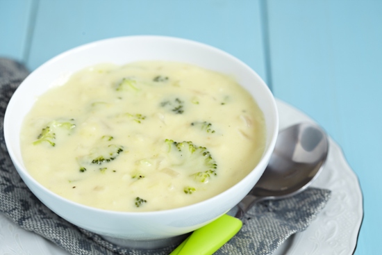 Chicken broccoli soup