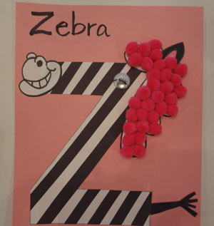 Zebra Card