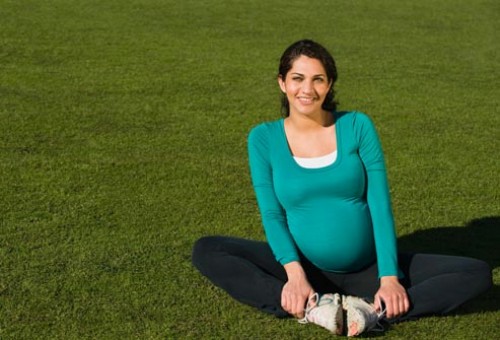 Exercises During Second Trimester-Sitting Air Cycling