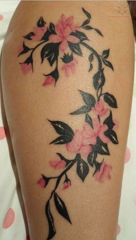 Fabulous Vine Tattoo Design