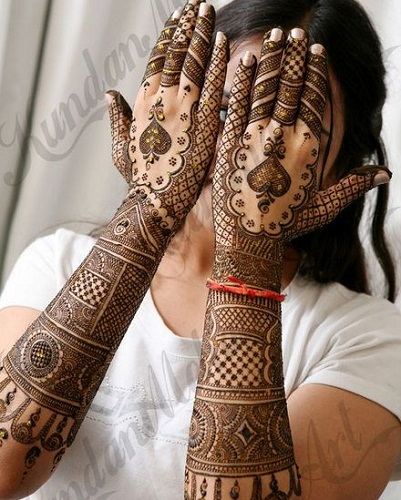 Kundan Mehndi Designs