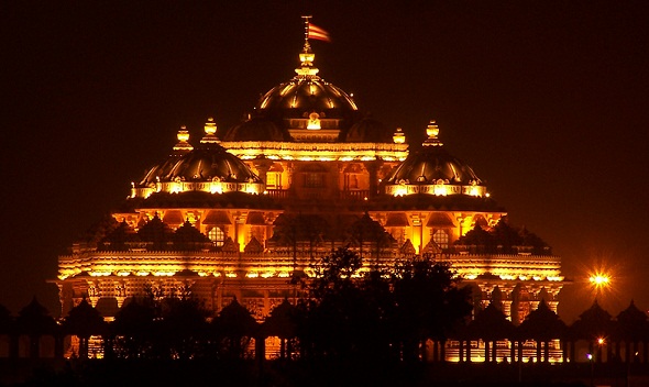 Famous Temples in Delhi-Akshardham Temple