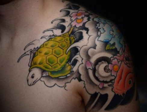 Japanese Turtle Tattoo