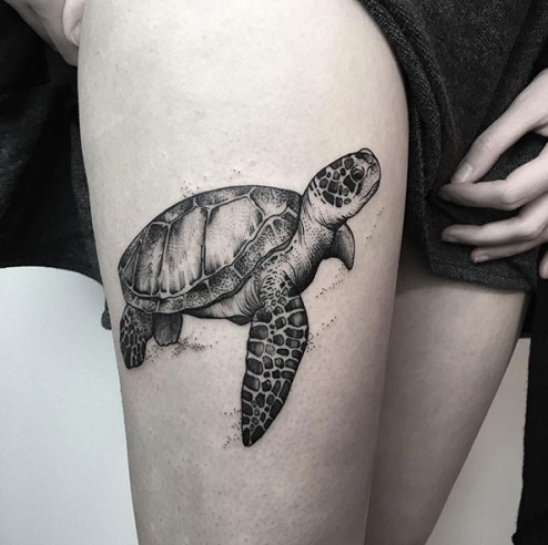 Magnificent Turtle Tattoo