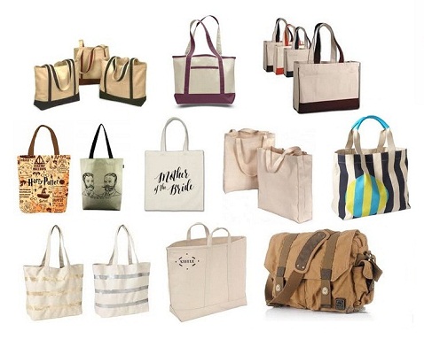 Large and Small Sized Canvas Bags and Its Uses