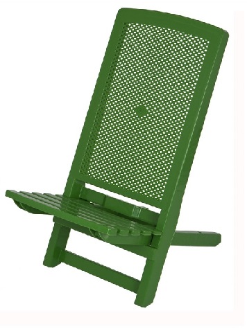 Compact Plastic Deck Chair