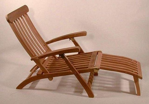 Wooden Lounge Deck Chair