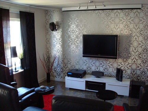 Modern Wallpaper Hall Design