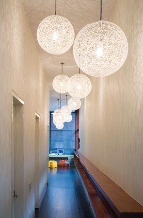 Top 9 Beautiful Hallway Ceiling Lights - Globe light shades