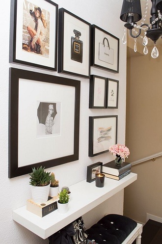 Hallway Shelf in a Gallery Fashion