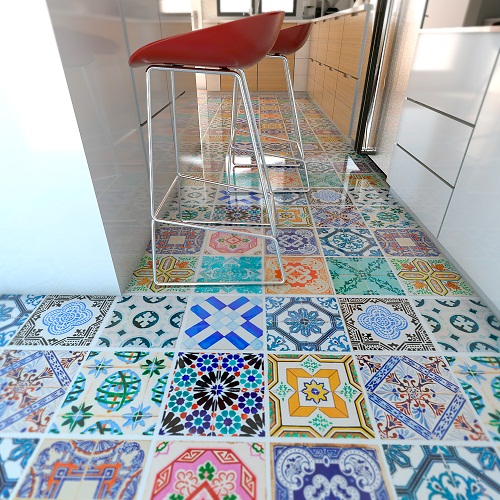 Trendy Kitchen Floor Tile