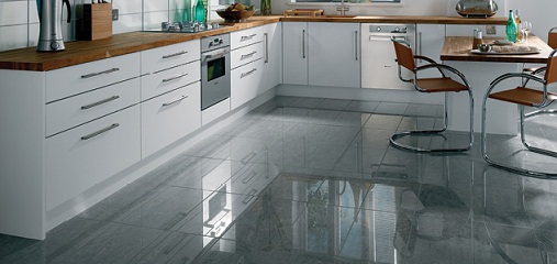 Polished Kitchen Floor Tiles