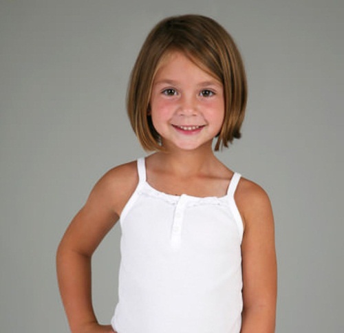 Chic Bob Haircut for Little Girls