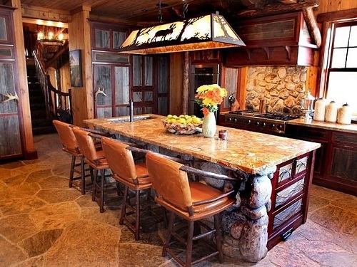 Rustic designer kitchen