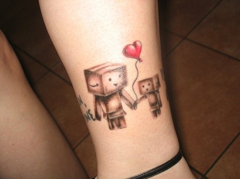 Family Robot Tattoo Design