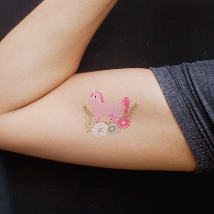 Temporary Unicorn Tattoo Designs