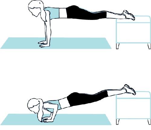 Decline Press Ups-8