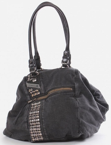 Diesel Denim Bag with Studs