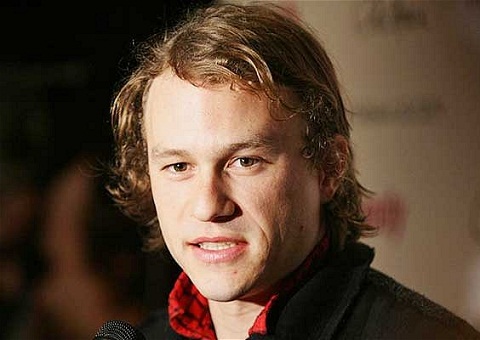 heath ledger without makeup