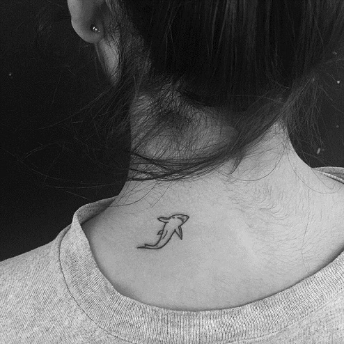 Tiny Shark Tattoo